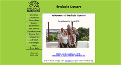 Desktop Screenshot of bredballedancers.dk