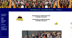 Desktop Screenshot of linedance.bredballedancers.dk